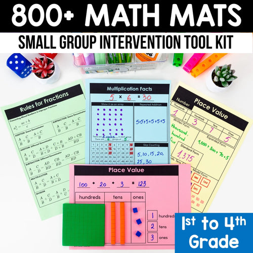 800+ Printable Math Worksheets Bundle