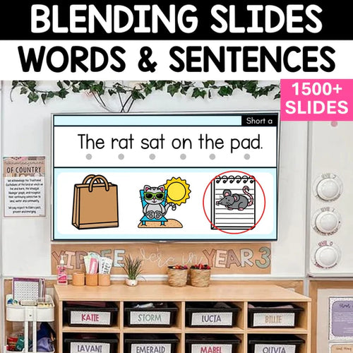 Blending Words & Sentences Practice Pack